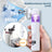 Electric Flea Comb and Detangler, USB Rechargeable Metal Tooth Comb