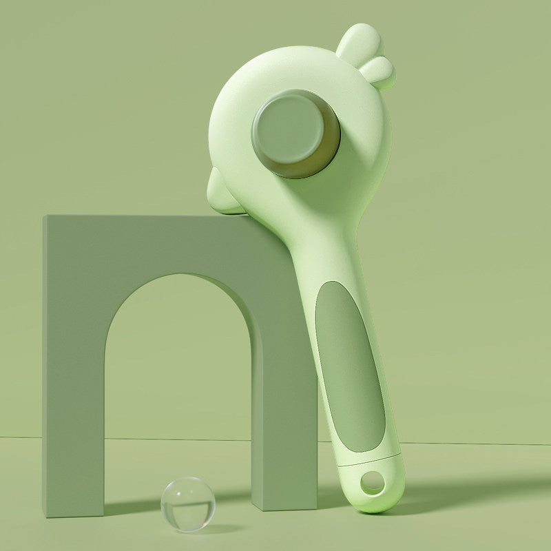 Dual-Function Pet Grooming Brush for Massage and Hair Removal