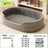 Plush pet bed with raised rim for dogs and cats, photo 15 of 18