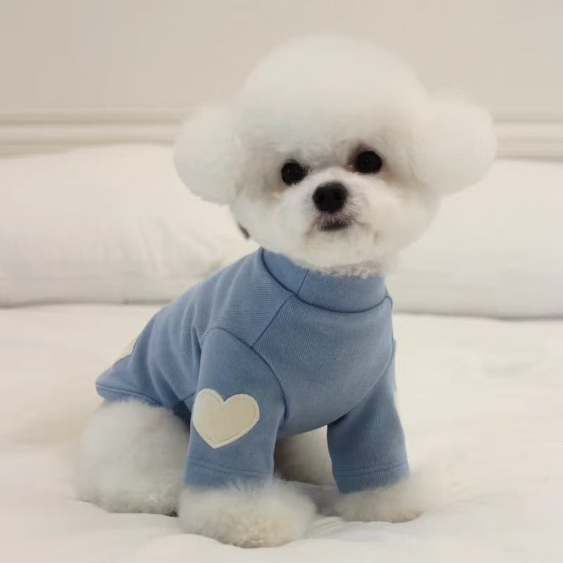 Heart print hoodie for dogs and cats, available in 5 colours, image 29