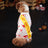 Four leg suit and skirt styles of a spooky pet costume