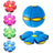 Flying saucer ball dog toy with optional LED lights for fetch - view 4