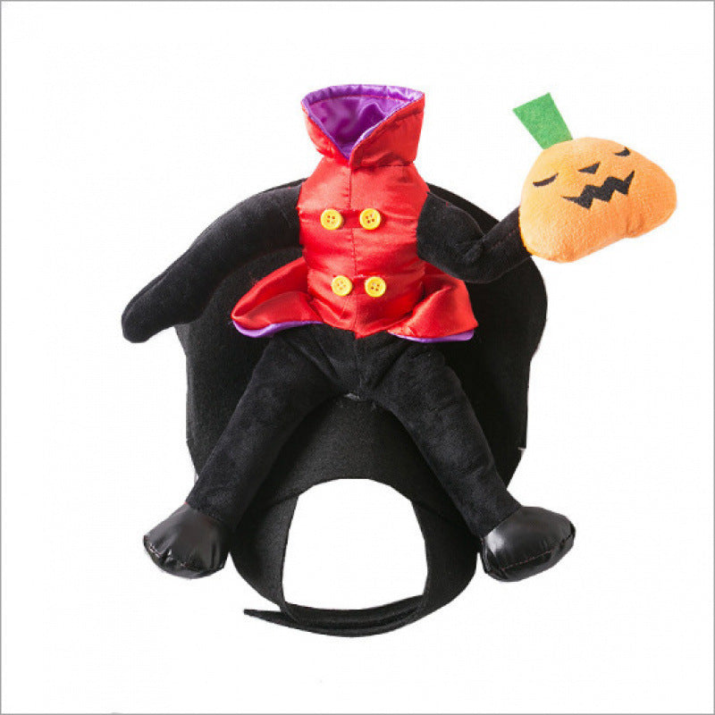 Selection of funny Halloween and Christmas costumes for pets
