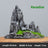 Natural cliff peak fish tank hide and ornament