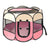 Foldable octagonal Oxford fabric pet playpen tent with mesh windows, product image 8