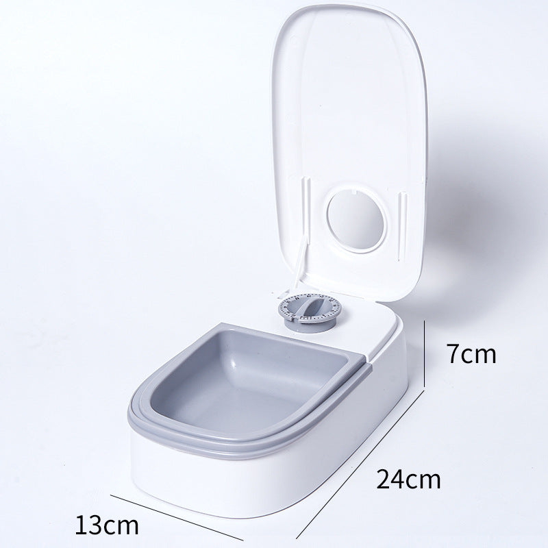 Smart Automatic Pet Feeder with Timed Single or Double Meal Dispensing and Ice Pack Option