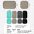 Foldable Non-Slip Silicone Pet Feeding Mat for Single or Double Bowls, Easy to Clean