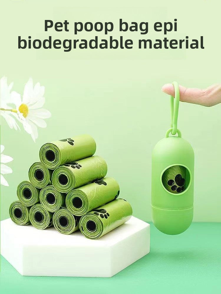 Biodegradable Dog Poop Bags with Dispenser, Thick Leak-Proof