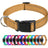 Reflective nylon dog collar, 5 sizes available from Pet Royale UK