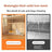 Indoor plastic cat cage with litter area and cat bed, view 2