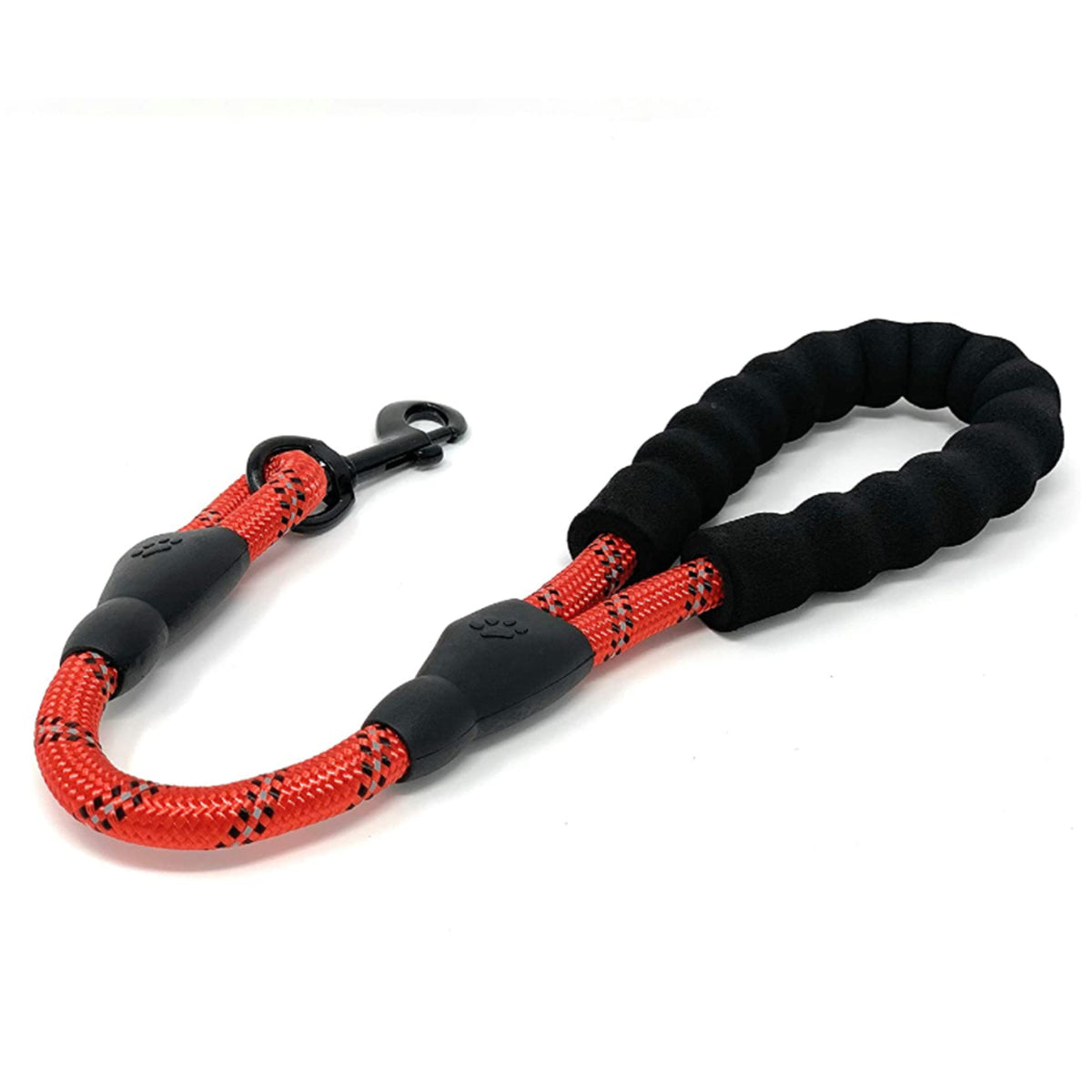 Short reflective traffic lead for dogs, available from Pet Royale UK