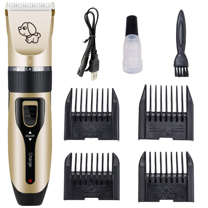 Low Vibration Dog Hair Clippers with Adjustable Comb Lengths