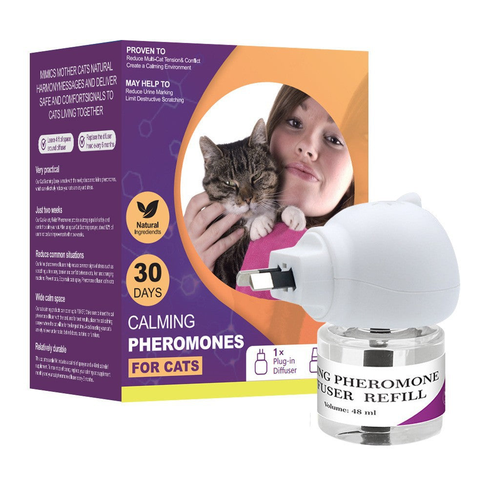 Pet Calming Plug-In Diffuser for Dogs or Cats, UK Plug