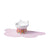 Ceramic Pet Bowl with Anti-Spill Design and Silicone Pad