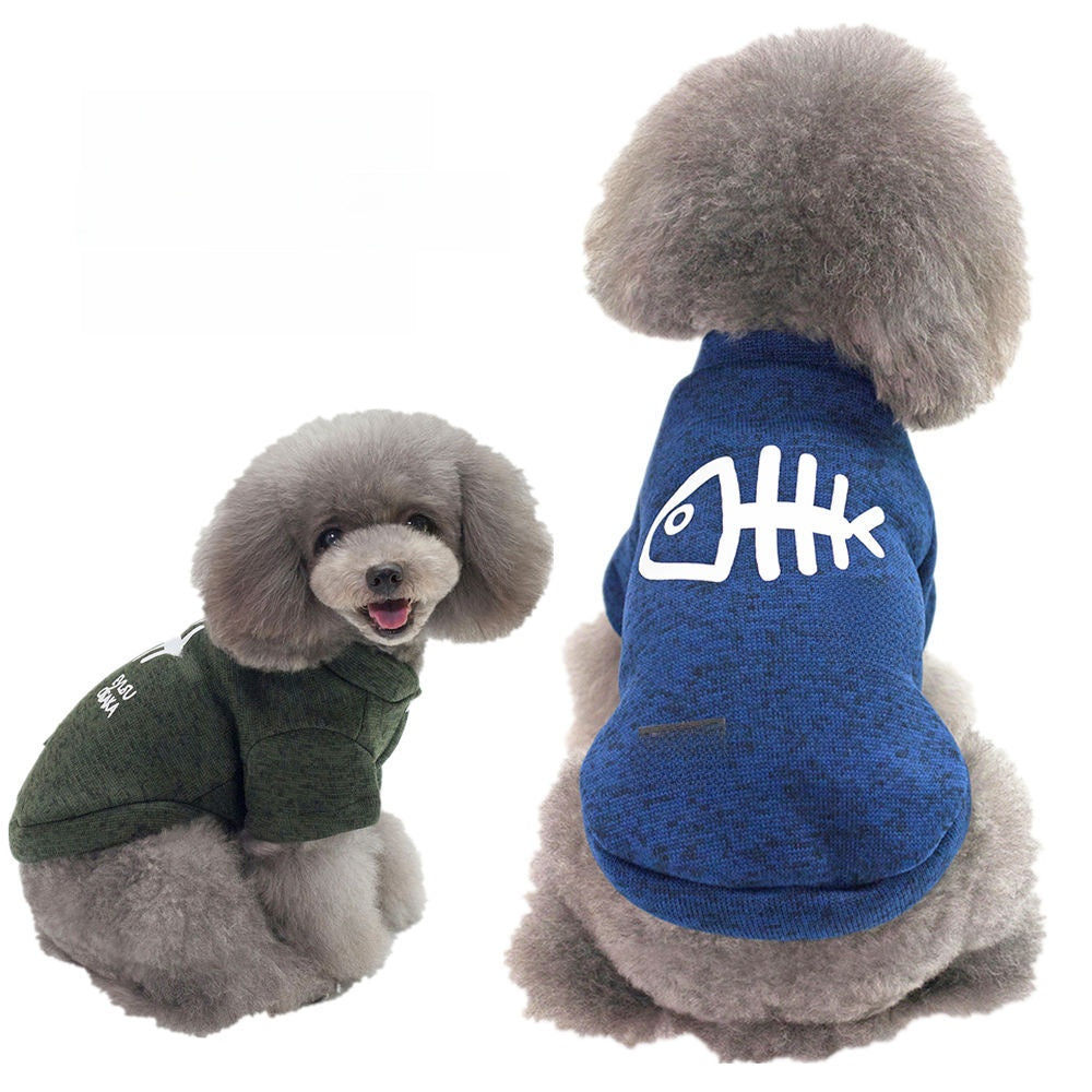 Herringbone knit cotton dog jumper, available in 2 colours, sizes Small to 2XL, image 5
