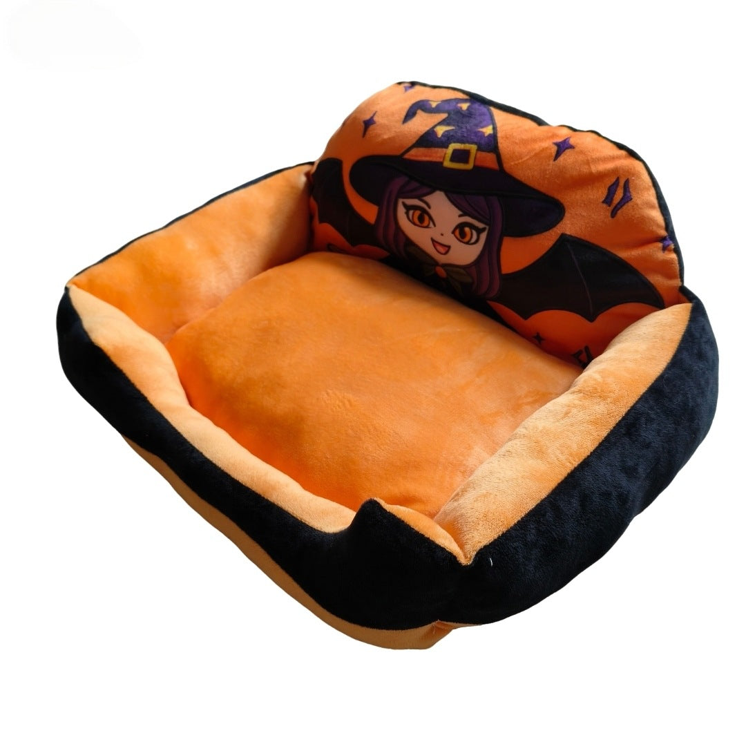 Halloween sofa bed for cats and small dogs, detail photo 5