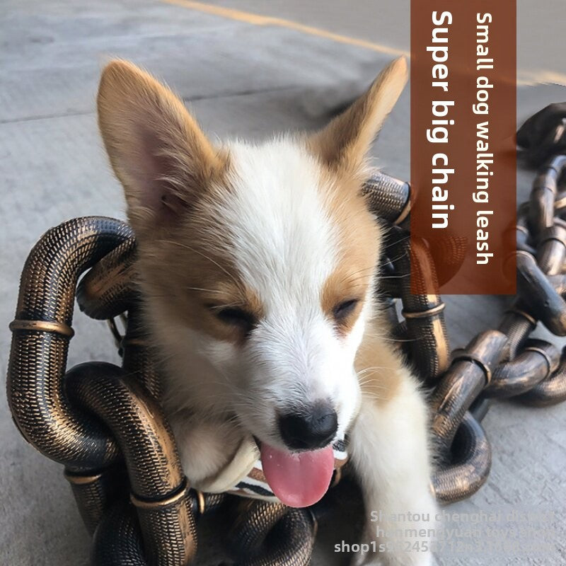 Chain link dog lead, ideal for everyday use