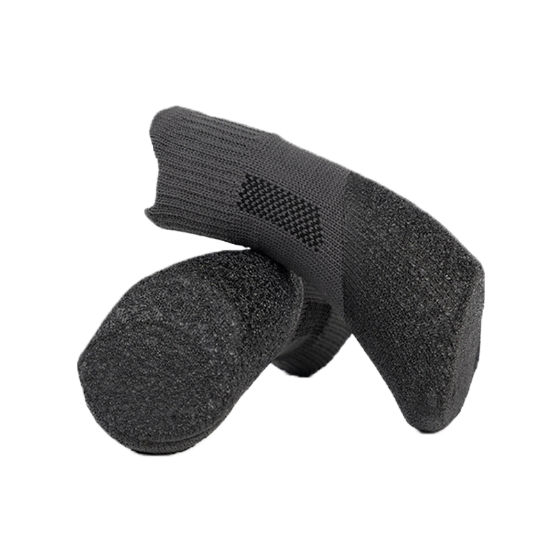Sporty rubber dog protection shoes in Style 1, showing size and shape