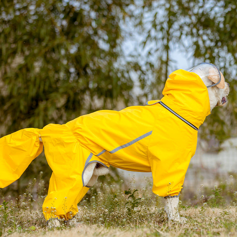Four leg dog raincoat with tail cover, available in 4 styles, image 2