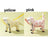 Pineapple and strawberry four leg waterproof raincoats for small dogs