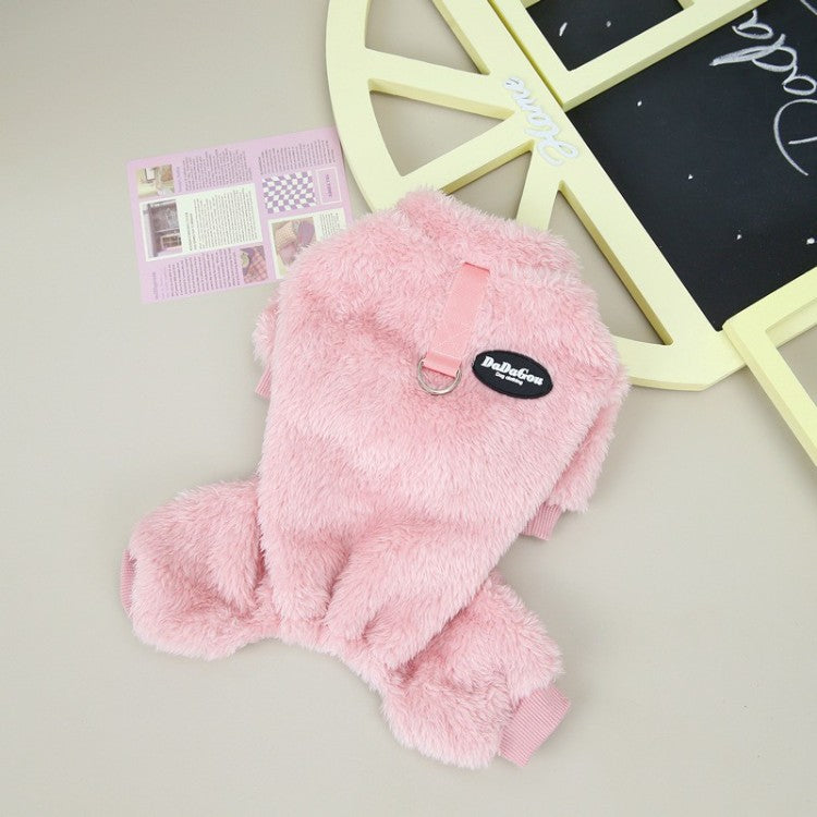 Fleece lined cable knit dog jumpsuit, available in 12 colours, image 44