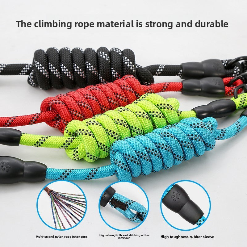Reflective dog leads in seven colours and four lengths