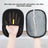 Static Pet Hair Removal Mitts, Two-Way Grooming Gloves
