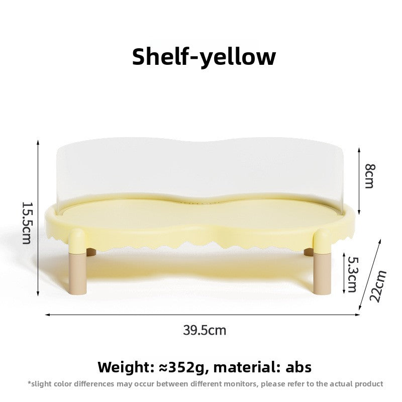 Ceramic Pet Bowl with Elevated Stand for Cats and Dogs in Four Colours