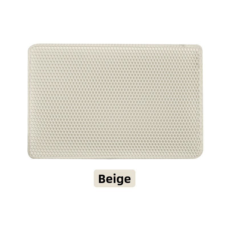 Large Waterproof EVA Cat Litter Mat, Leak-Proof Floor Pad