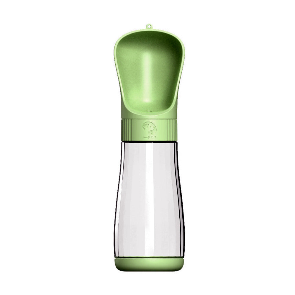 Portable Pet Water Bottle with Drinking Bowl, Leakproof Travel Dispenser for Dogs and Cats
