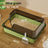 Extra Large Semi-Enclosed Cat Litter Box, High Sided Anti-Splash