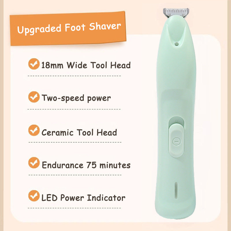 Digital Display Pet Hair Clipper with Ceramic Blade, Cordless