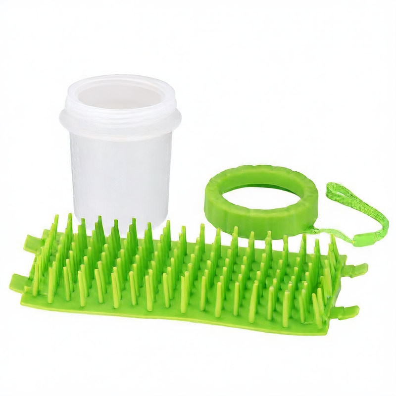 Paw Washing Cup with Soft Brush Insert for Dogs and Cats, Portable
