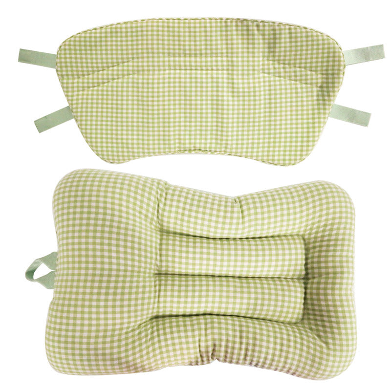 Pink pet stroller cushion with detachable mesh fence, photo 5