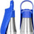 Insulated 750ml stainless steel dog water bottle with bowl, product image 8