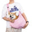 Foldable crossbody cat carrier bag in Pink Pocket Bag