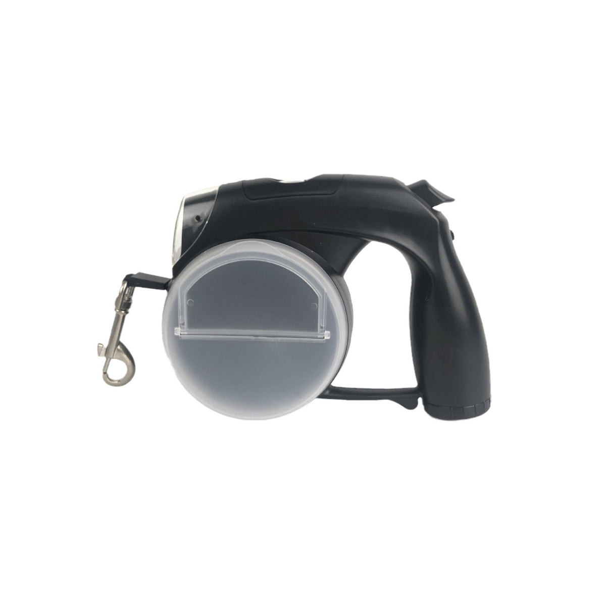 Compact automatic retractable dog lead, available from Pet Royale UK