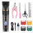 Pet Hair Clipper Grooming Kit with Steel Comb and Scissors