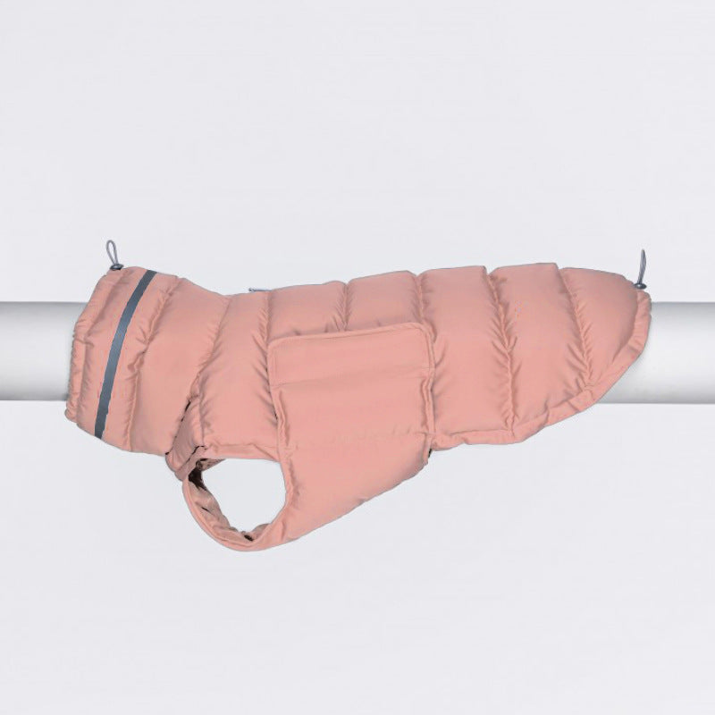 Waterproof padded dog coat with metal buckles, available in 3 colours, image 12