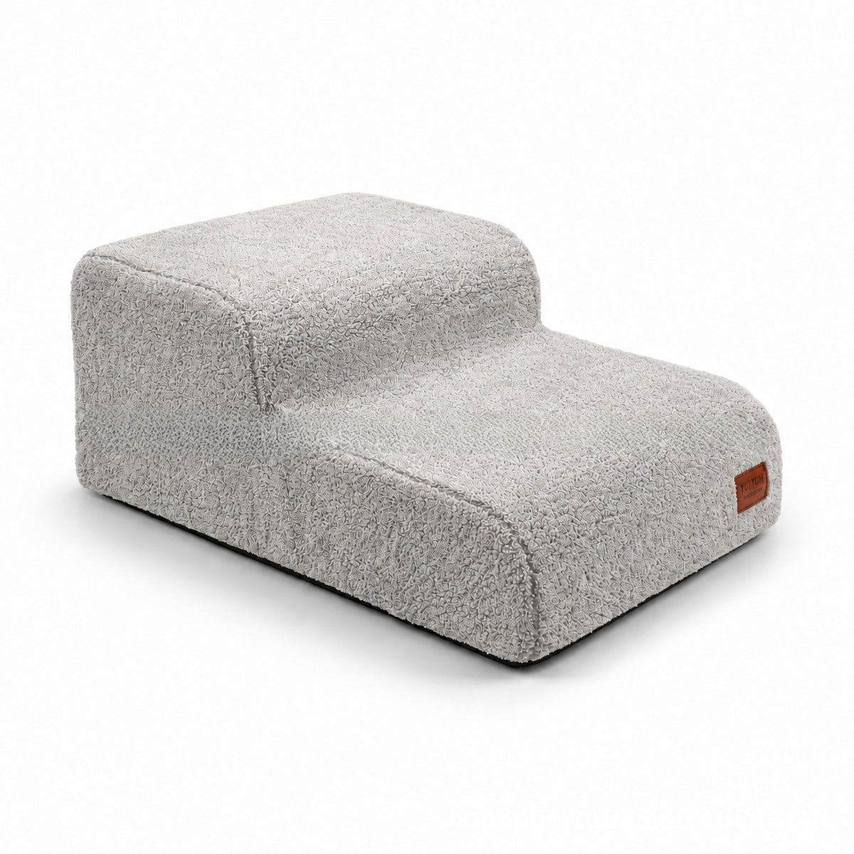 Soft sponge pet stairs with washable cover in Grey 2 Step