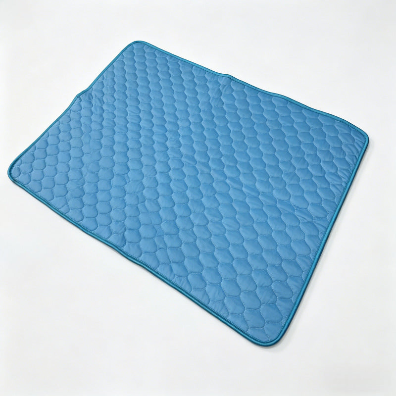 Blue ice silk cooling mat for dogs and cats in summer, photo 11