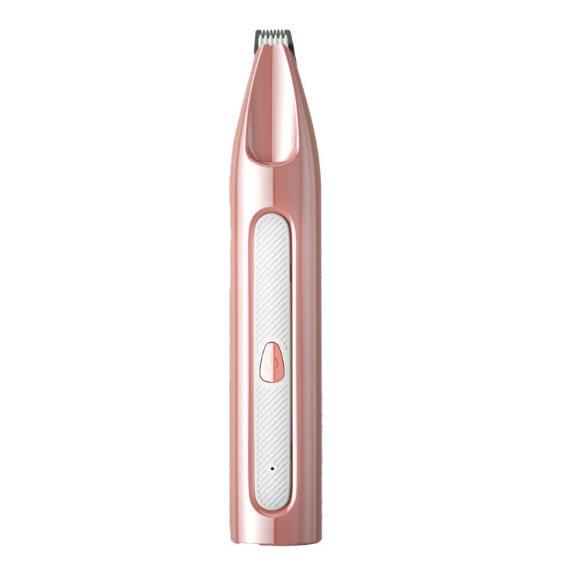 Silent Electric Pet Paw Trimmer with Rounded Blade Tips for Cats and Dogs