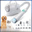 7-in-1 Pet Grooming Vacuum Kit with Clipper and UK Plug
