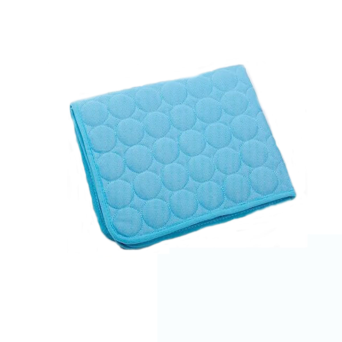 Ice silk dog cooling pad in light blue, photo 7 of 8