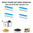 Replacement blue and white filter cotton for pet water fountains, view 4