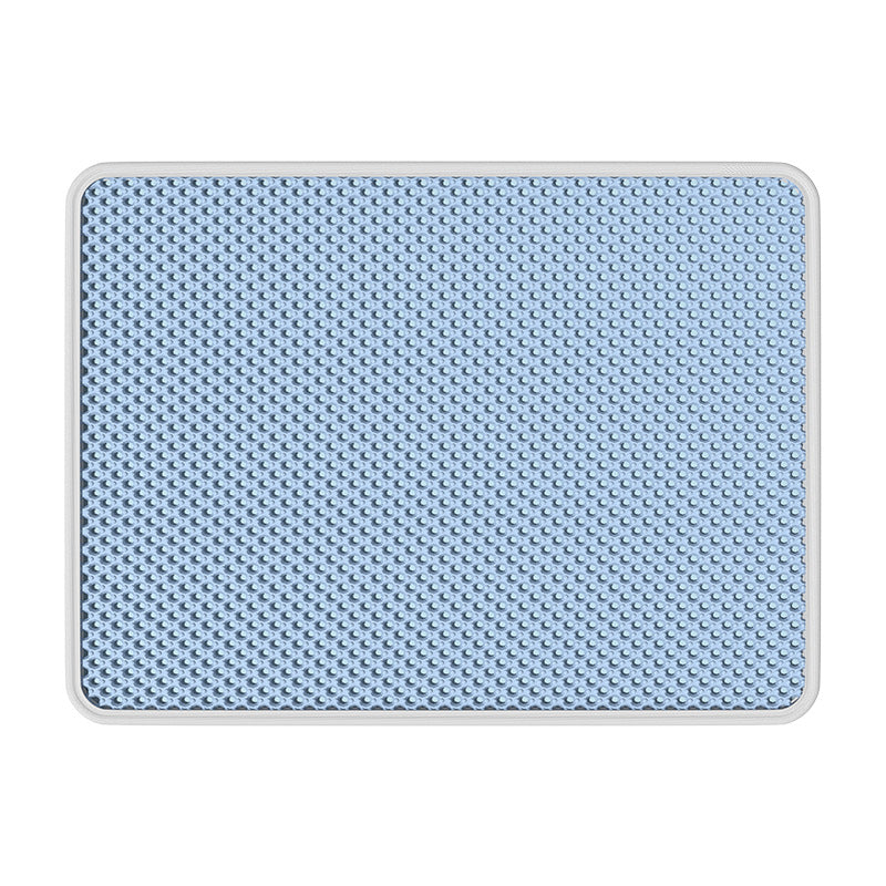 Double Layer Anti-Splash Cat Litter Mat for Floor Protection