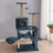 Compact cat climbing tree with hammock and posts, photo 13 of 14