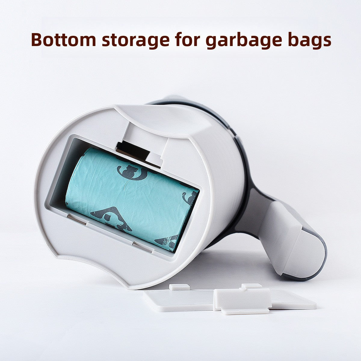 Detachable Cat Litter Shovel with Optional Waste Bag Rolls