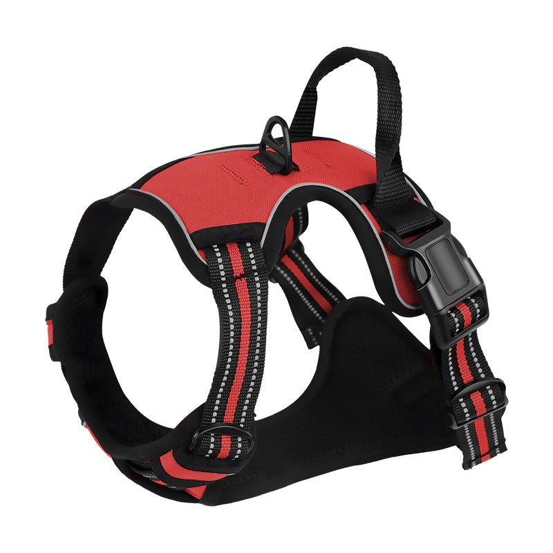 Reflective burst-resistant dog harness, available from Pet Royale UK