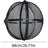 Black pop-up pet ball tent cage with mesh sides, photo 3